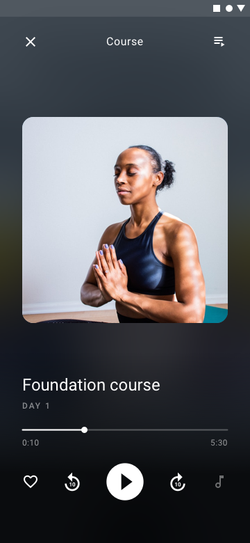 Course player